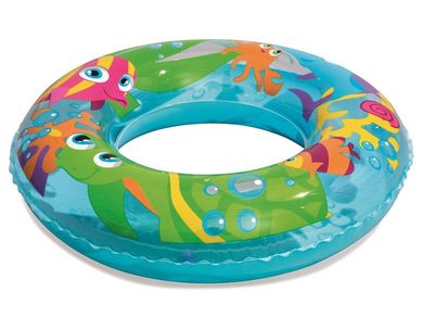 Bestway, koło plażowe do pływania dla dzieci, rybki i kraby, 56 cm