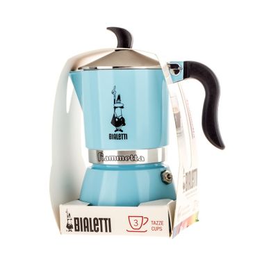 Bialetti, kawiarka Fiammetta Fluo 3tz, niebieska