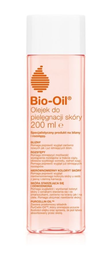 Bio-Oil, specjalistyczna pielęgnacja skóry, olejek na blizny, 200 ml