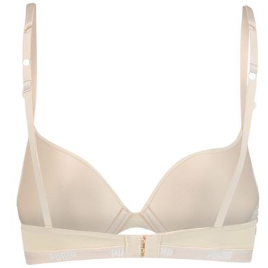 Biustonosz damski, jasnoróżowy, Puma Push-Up Bra