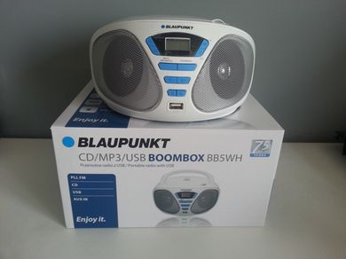 Blaupunkt, przenośny radioodtwarzacz CD/MP3, USB, radio, BB5WH