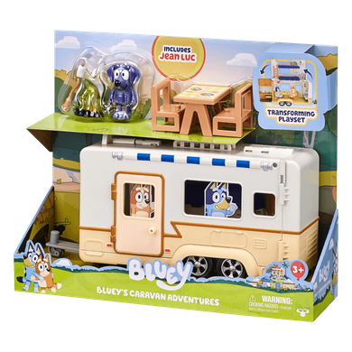 Bluey, Przyczepa kempingowa, zestaw z figurkami