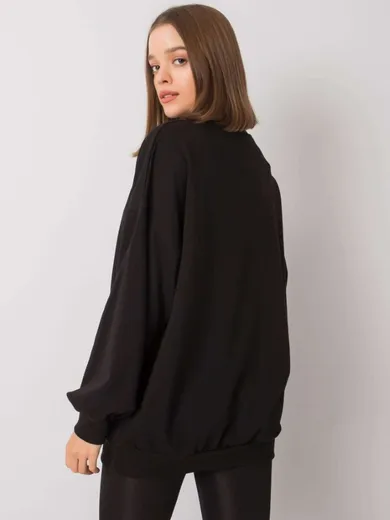 Bluza damska, czarna, Ex Moda