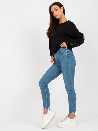 Bluza damska, czarna, Rue Paris