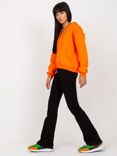 Bluza damska, pomarańczowa, Basic Feel Good