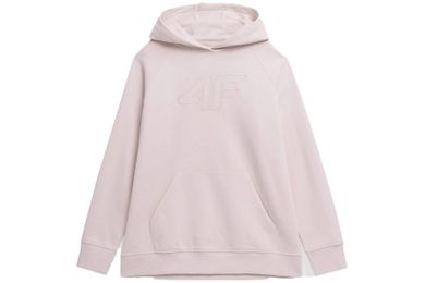 Bluza damska z kapturem, różowa, 4F