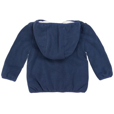 Bluza niemowlęca z kapturem, rozpinana, niebieska, Kanz