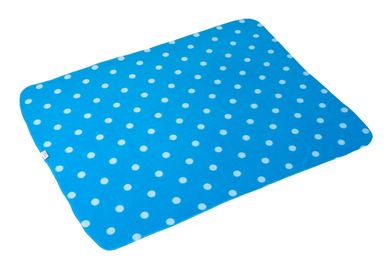 Bocioland, kocyk polarowy, niebieski, 80-100 cm