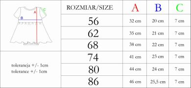 Body sukienka dziewczęce z krótkim rękawem, różowe, grochy, Nicol