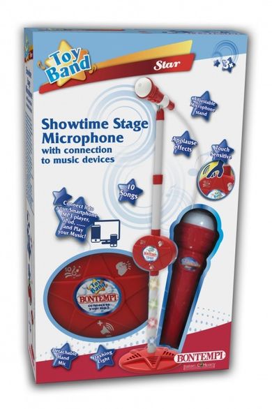 Bontempi, mikrofon z regulowanym standem