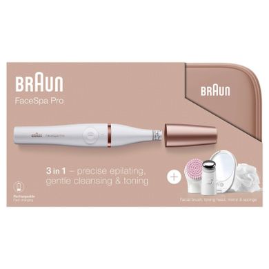 Braun, FaceSpa Pro, depilator do twarzy, 3w1, 922GS