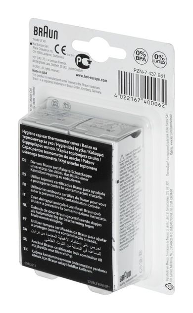 Braun, kapturki do termometru, LF 40