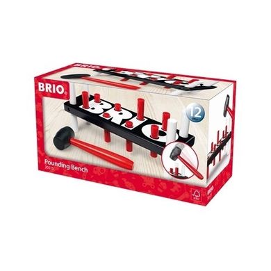 Brio, Drewniane klocki z młotkiem, czarne