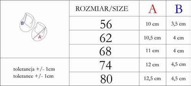 Buciki niechodki dziewczęce, bordowe, Nicol