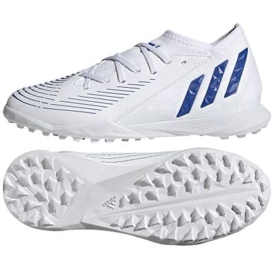 Buty piłkarskie chłopięce, turfy, białe, Adidas Predator Edge.3 TF J