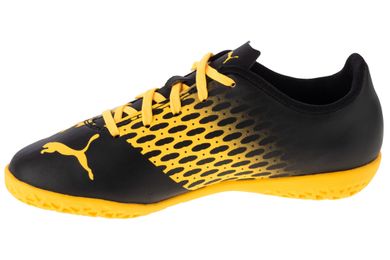 Buty piłkarskie dziecięce, halowe, czarne, Puma Spirit III IT IN Jr
