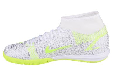 Buty piłkarskie męskie, halowe, srebrne, Nike Mercurial Superfly 8 Academy IC
