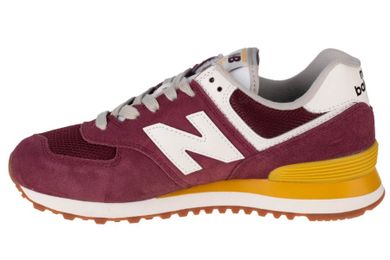 Buty sportowe damskie, bordowe, New Balance WL574VN2