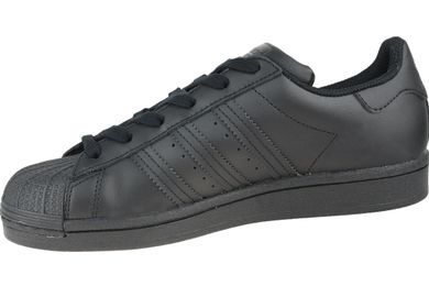 Buty sportowe dziecięce, czarne, Adidas Superstar J
