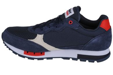 Buty sportowe męskie, granatowe, Tommy Hilfiger Jeans Retro Runner Mix