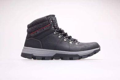 Buty zimowe męskie, czarne, Big Star