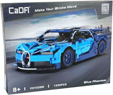 Cada, Bugatti, klocki konstrukcyjne, pojazd, 1200 elementów