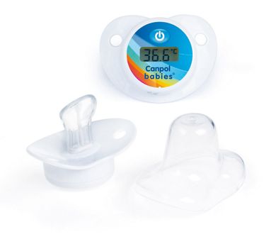 Canpol babies, smoczek z termometrem, 0m+