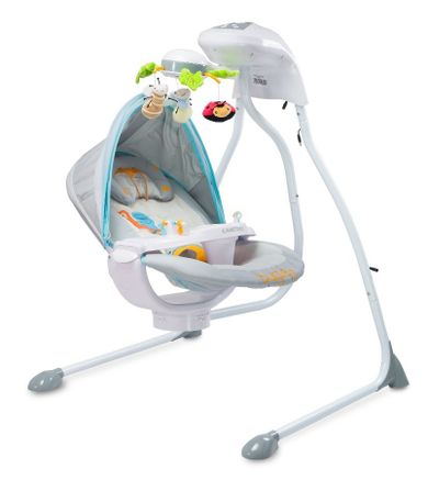Caretero, Bugies, leżaczek, huśtawka elektryczna, Grey