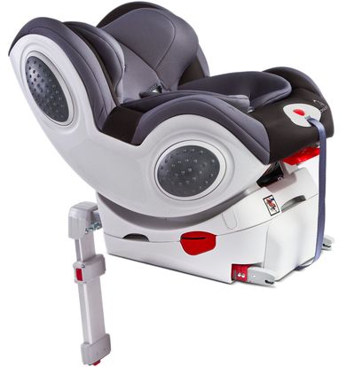 Caretero, Champion Isofix, fotelik samochodowy, 0-18 kg, graphite
