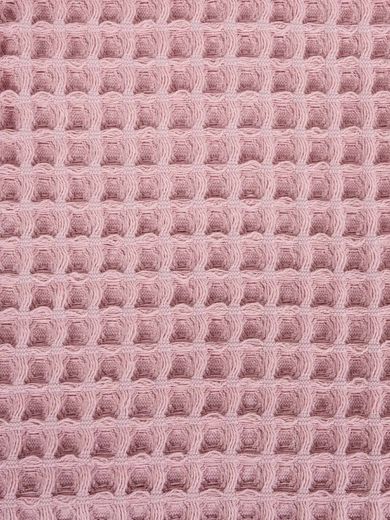 Ceba Baby, Waffle Line, kocyk dziecięcy, Silver Pink, 90-90 cm