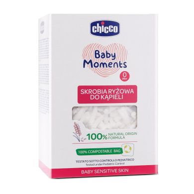 Chicco, Baby Moments, organiczna skrobia ryżowa do kąpieli, 250g