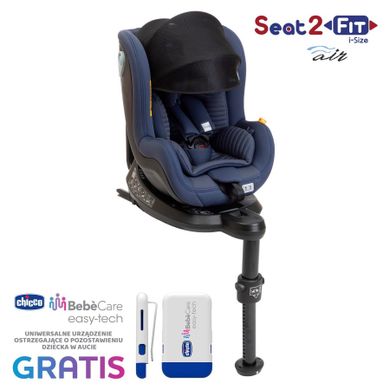 Chicco, Seat2fit i-Size Air, fotelik samochodowy, Ink Air, 45-105 cm