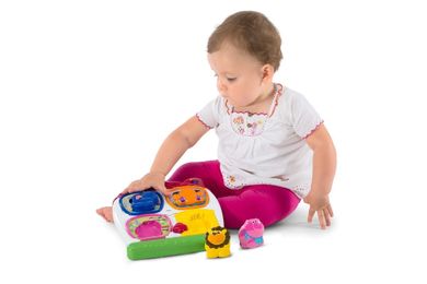 Chicco, Wesoły domek, puzzle, niemowlęca zabawka interaktywna