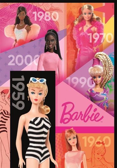 Clementoni, Barbie, puzzle, 1000 elementów