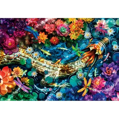 Clementoni, High Quality, Koi River, puzzle, 1000 elementów