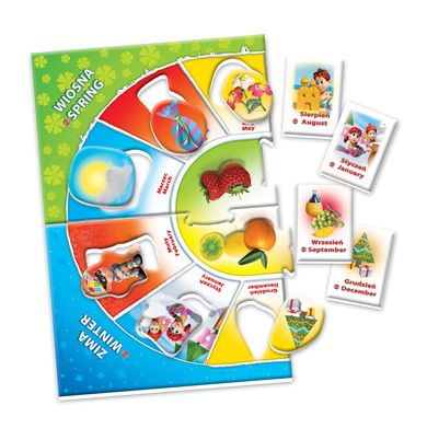 Clementoni, Miesiące i pory roku, gra edukacyjna