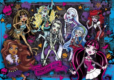Clementoni, Monster High, puzzle 3D, 104 elementy
