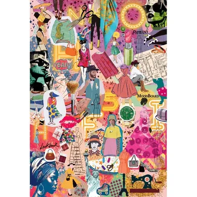 Clementoni, More is More, Fashion Design, puzzle, 1000 elementów