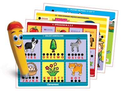 Clementoni, Uczę się bawiąc, Mówiące pióro, Wyrazy, gra edukacyjna