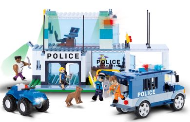 Cobi, Action Town, Kwatera główna policji, klocki, 420 elementów