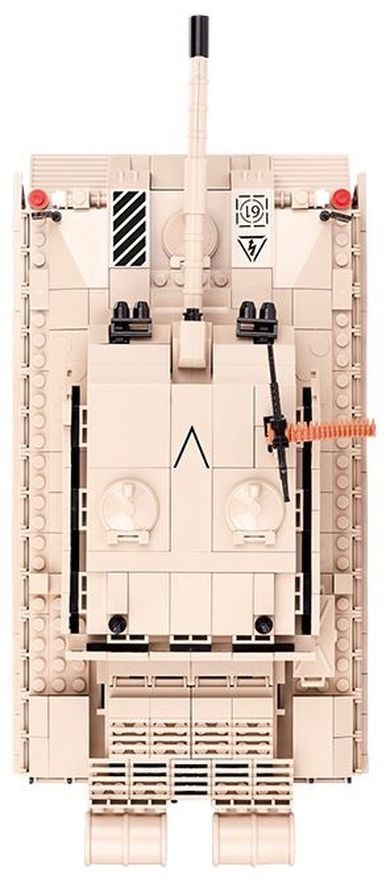 Cobi, Electronic Series, Czołg Challenger I, pojazd zdalnie sterowany (Bluetooth), klocki, 655 elementów