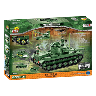 Cobi, Historical Collection, Wojna w Wietnamie, M60 Patton amerykański czołg średni, klocki, 605 elementów