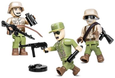 Cobi, Historical Collection, WWII Afrika Korps, 30 klocków + 3 figurki