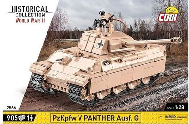 Cobi, Historical Collection WWII, PzKpfw V Panther Ausf. G, klocki, 905 elementów