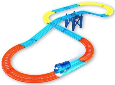 Cobi, Robot Trains, Święcący Kay, tor z mostem, zestaw