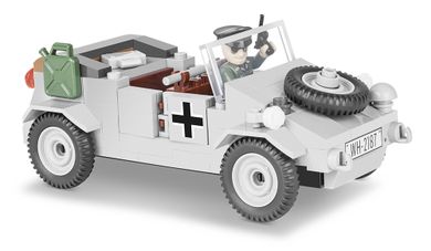 Cobi, Small Army, Samochód osobowo-terenowy VW Kübelwagen typ 82, klocki, 150 elementów