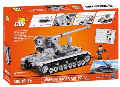 Cobi, Small Army, Waffenträger auf Pz.IV, klocki, 500 elementów
