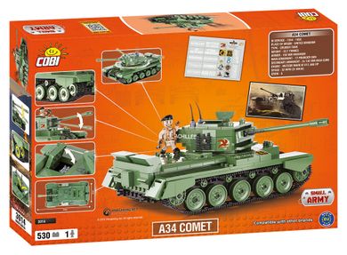 Cobi, Small Army, World of Tanks, A34 Comet, klocki, 530 elementów