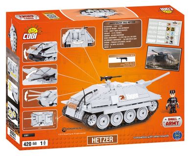 Cobi, Small Army, World of Tanks, Hetzer, klocki, 420 elementów