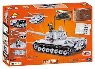 Cobi, Small Army, World of Tanks, Leopard, klocki, 470 elementów